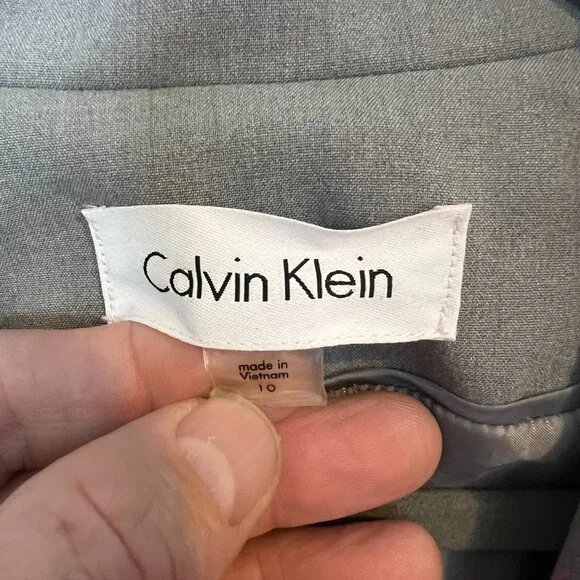 Snowmilk Streetwear Gray Women's Blazer Painted w/Original Snowmilk Design - Picture 5 of 8